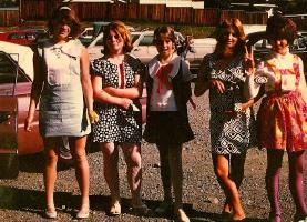 Daily Life of '60s Teenage Girls from US