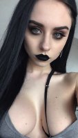 AI CGI Teen gothic girls selfies