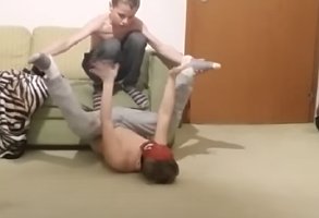 wrestling boy