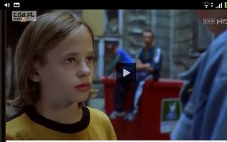 Young boy actor Zbigniew Dunin-Kozicki from movie "To ja, złodziej" (2000) PL. screenshot