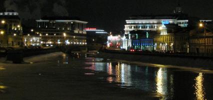 Ночная Москва после обработки