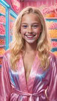 AI CGI candy shop dream